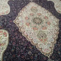 فرش ۹ متری سرمه ای در حد نو ۷۰۰ شونه|فرش|نسیم‌شهر, |دیوار