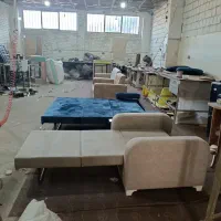 مبل تختخوابشو *تاشو* تختشو تمام فلز طرح *ستاره ای*|مبلمان خانگی و میز عسلی|اصفهان, لیمجیر|دیوار