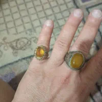 انگشتر عقیق شرف شمس حکاکی شده آماده.. دومی سیترین|جواهرات|شیراز, شهرک گلدشت حافظ‎|دیوار