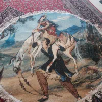 فرش گرد تزیینی
