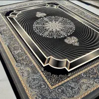 فرش تکتاز طرح ورساچ مشکی ۱۲۰۰شونه ۱۲ متری|فرش|شیراز, دروازه قران|دیوار