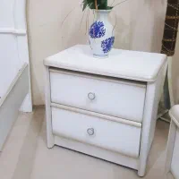 سرویس خواب چوب گردو تخت پاتختی دراور|تخت و سرویس خواب|مشهد, نیروی هوایی|دیوار