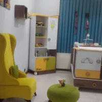 گهواره.تخت کودک نوجوان.میز.دراور