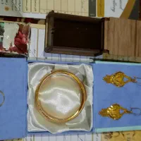 طلای نو گوشواره النگو  همرا  پاکتور 300بالای تابلو