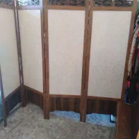 پارتشین دوعدد حصیری سالم یک پارتشین دوطرفه طرح دار|صنایع دستی و سایر لوازم تزئینی|رشت, ولکس|دیوار