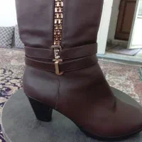 چکمه پوتین زنانه چرم|کیف، کفش، کمربند|مشهد, شیرودی|دیوار