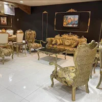 مبل سلطنتی مدل افسون چوب گردو قیمت همکار از تولیدی|مبلمان خانگی و میز عسلی|قم, امامزاده ابراهیم|دیوار
