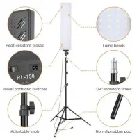 رینگ لایت سافت لایت 80 وات بهمراه پایه ۲متری|دوربین عکاسی و فیلمبرداری|رشت, کوی طالقانی|دیوار