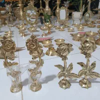 استند گل رز برنز اصل (برنزیجات آنتیک ۵۰۵۰)|مجسمه، تندیس، ماکت|قم, نیروگاه|دیوار