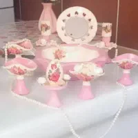 سفره هفت سین  صورتی رنگ‌|صنایع دستی و سایر لوازم تزئینی|مرودشت, دولت آباد|دیوار