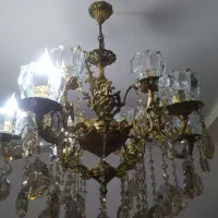 لوستر  برنزی|لوستر و چراغ آویز|اردبیل, |دیوار