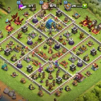 اکانت کلش تاون هال 11 مکس