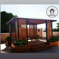 ساخت انواع آلاچیق با کف قیمت|خدمات پیشه و مهارت|کرمانشاه, |دیوار