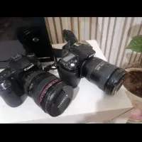فروش دو عدد دوربین عکاسی نیکون و کانن|دوربین عکاسی و فیلم‌برداری|شیراز, شهرک فرهنگیان|دیوار
