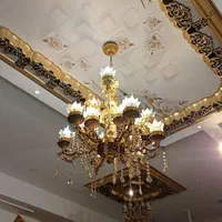 لَوستر و گچَ بری بی کُیفیت|لوستر و چراغ آویز|شیراز, اصلاح‌نژاد|دیوار