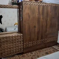 سرویس تخت دو نفره دوتا کمد یک میزارایش