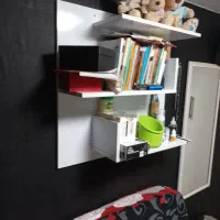 شلف دیواری|کتابخانه، شلف، قفسه‌های دیواری|رشت, اسماعیل آباد|دیوار