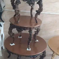 ست ۳ عددی جلومبلی و عسلی گرد|مبلمان خانگی و میز عسلی|کرمان, |دیوار