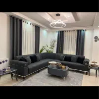 پنل اماده *مخمل پتینه*۲۵درصدoff|پرده، رانر، رومیزی|قم, زاد|دیوار