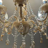 دوعددلوستر ۶شعله کریستال|لوستر و چراغ آویز|مرند, |دیوار