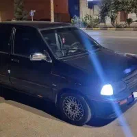 پراید هاچبک مشکی بی‌رنگ، کم‌کار و سالم|خودرو سواری و وانت|کرمان, |دیوار