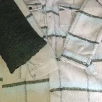 لباس گرم با پارچه نازکی و شال ست