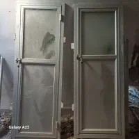 ۲عدد درب آلمینیومی تمیز وسالم