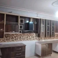 فروش کابینت های گلاس  در حد نو به همراه هود و سینک|آب‌چکان و نظم‌دهنده ظروف|زاهدان, |دیوار