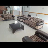 مبل هفت نفره همراه با عسلی|مبلمان خانگی و میز عسلی|شهمیرزاد, |دیوار