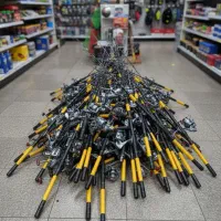 چوب ماهیگیری بندائو با چرخ سایز 7000 اسپول فلزی