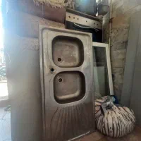 کابینت زیر ظرفشویی همراه سینک 120در60