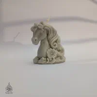 شمع اسب تک شاخ(نماد سال ۱۴۰۵)|صنایع دستی و سایر لوازم تزئینی|قم, آزادگان|دیوار