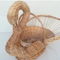 سبد حصیری بزرگ
