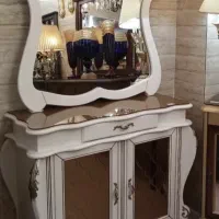 آینه کنسول چوبی