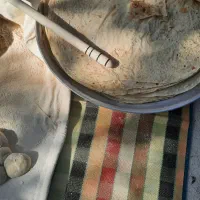 نان تیری محلی و سنتی دیار بختیاری|خوردنی و آشامیدنی|مشکین‌دشت, |دیوار