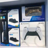 لوازم جانبی کنسول پلی استیشن فن شارژر دسته برچسب