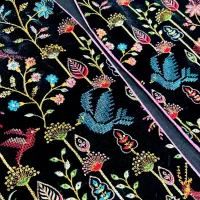 کت مخمل سوزن دوزی مزون دوزی شده|لباس|چاه مبارک, |دیوار