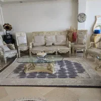 مبلمان و نهارخوری استیل چوب گردو اصل