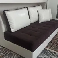 مبلمان ۷ نفره چرم با چیدمان ۲ حالته|مبلمان خانگی و میز عسلی|کرج, منظریه|دیوار