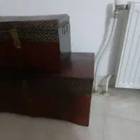 دوعدد صندوق طرح قدیمی بزرگ و کوچک|صنایع دستی و سایر لوازم تزئینی|لاهیجان, مهرگان|دیوار