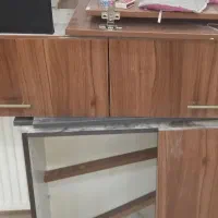 کابینت MDF بهمراه هود و سینک ظرفشویی