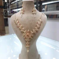 گردنبند و گوشواره نقره