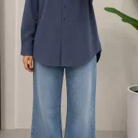 بولیز خاکستری شومیز خنک تابستانی