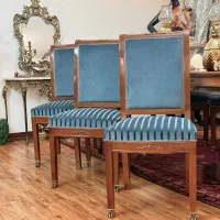 مبل و‌نهارخوری استیل سلطنتی پنجه شیر کاملا نو