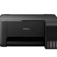 پرینتر رنگی اپسون ۳ کاره مدل l3110  کارکرده تمیز