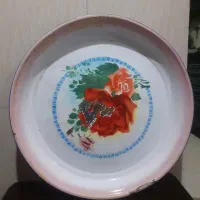 سینی قدیمی لعابی
