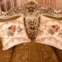 کوسن مبل گل مخمل