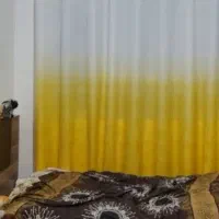 پرده اتاق خواب آبرنگی