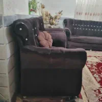 فروش دو دست مبل دست دوم|مبلمان خانگی و میز عسلی|خان ببین, |دیوار