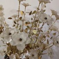 گل و گلدان  کریستالی با میز|گل مصنوعی|تهران, تهرانسر غربی|دیوار